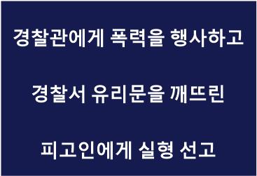 경찰관 폭력 행사 및 유리파손.jpg